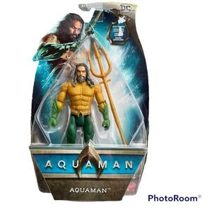 MATTEL AQUAMAN Royal Armor and Trident Action Figure DC Comics Movie 2018